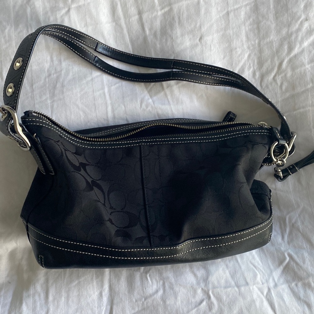 Black coach purse